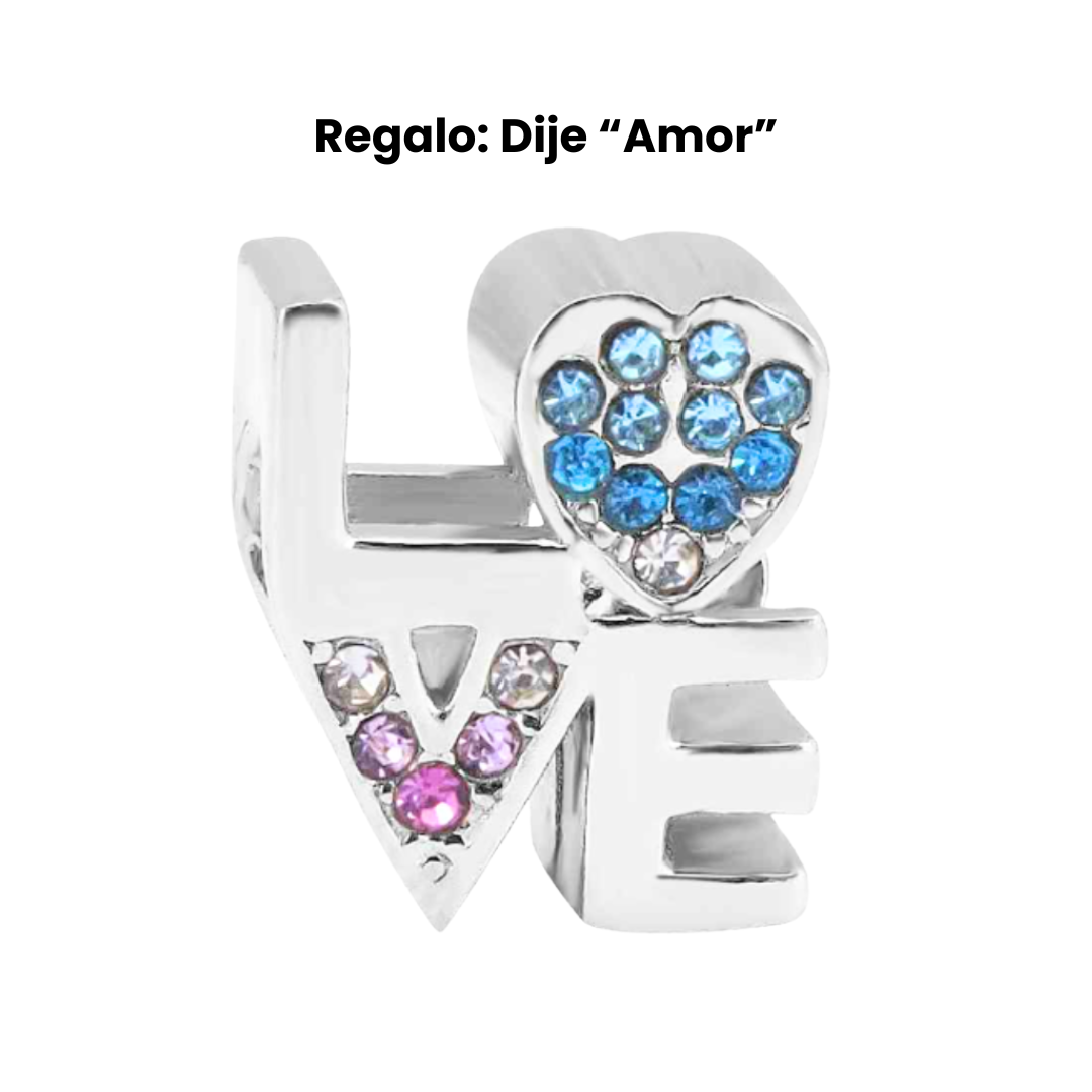 Pulsera de Dijes "Amor de Madre"