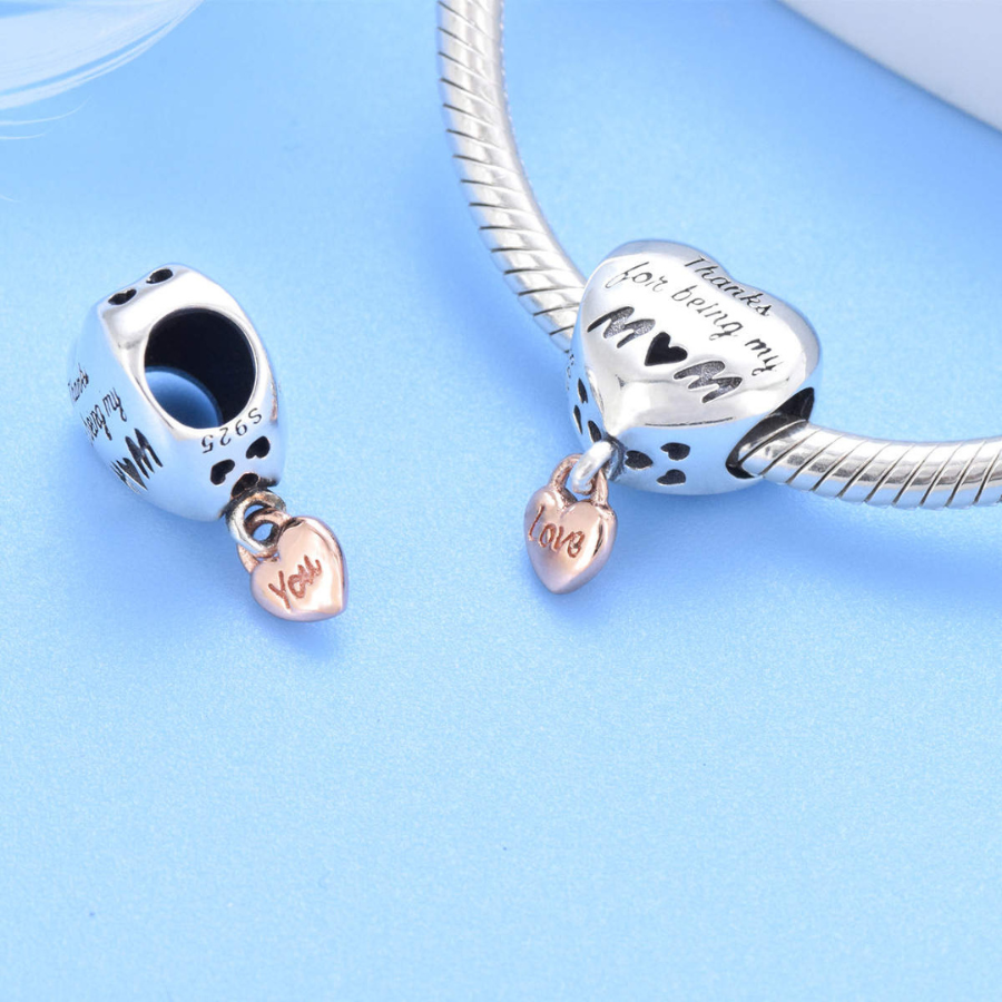 Pulsera de Dijes "Amor de Madre"